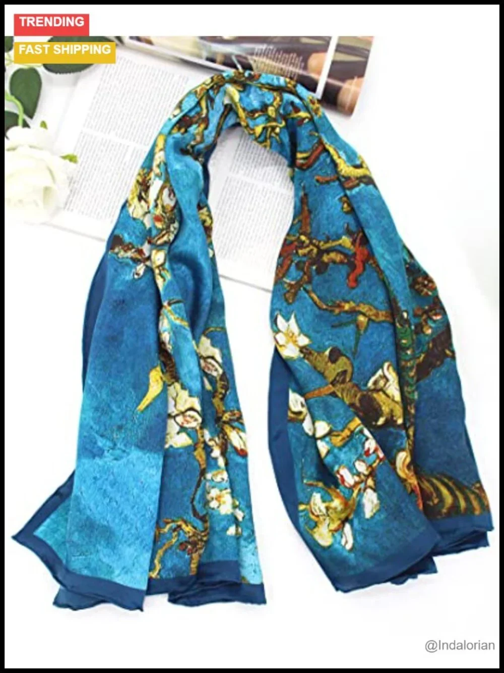 100% Mulberry Silk Large Square Shawl Scarf for Women